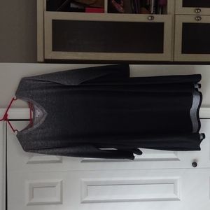 Long sleeve swing dress